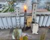 Violent fire in sunflower silos in Beaune, the building threatens to collapse