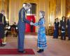 Prince William decorates an actress who played his grandmother Elizabeth II