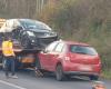 Haute-Loire. Violent collision between two cars and a heavy goods vehicle on the RN88