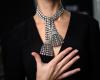 A 300-carat diamond necklace sold for 4.5 million euros at auction in Geneva