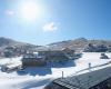 Snowfall in the Dolomites, announcement of winter