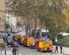 Toulouse. Firefighters fish out a dead man in the waters of the Canal du Midi in Matabiau