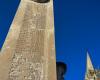 in Gradignan, the war memorial ransacked with hammers