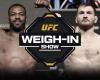 UFC 309 weigh-in video