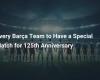 Every Barça Team Will Have a Special Match for the 125th Anniversary