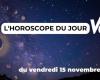 Horoscope for Friday, November 15, 2024