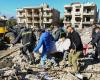 After a strike in Lebanon, a rescuer searches for her father in the rubble