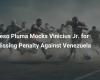 Peso Pluma mocks Vinicius Jr. after missed penalty against Venezuela