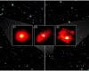 three monster galaxies discovered in the early Universe