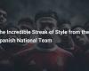 The incredible style series of the Spanish national team