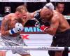 Boxing legend Mike Tyson loses the boxing match against Jake Paul