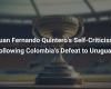 Self-criticism of Juan Fernando Quintero after Colombia’s defeat against Uruguay