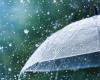 Today’s weather: raindrops, snow and wind in these areas