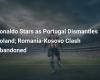 Ronaldo shines as Portugal overtakes Poland; Confrontation between Romania and Kosovo abandoned