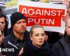 Keep protesting, says Navalny’s widow at Berlin march