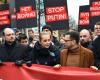 Russian opponents in exile march against the war in Ukraine