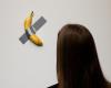 Sold at auction, a banana taped to a wall could be sold for more than a million dollars