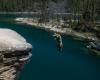 IN PICTURES. “In the air, there’s a moment of fun!”, a fan of cliff jumping, he jumps from the most beautiful waterfalls in the world