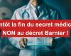 [Pétition] [URGENT] Soon the end of medical confidentiality? NO to the Barnier decree!