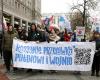 Russians protest against Putin and Ukraine war in Poland