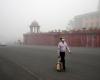 in New Delhi, air pollution 60 times higher than WHO standards