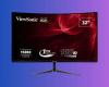 Cdiscount breaks the price of this ViewSonic curved PC Gamer screen