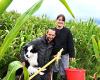 A farmers' market made up of candidates from “L'Amour est dans le pré” stops in Limousin