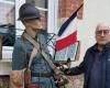 he pays homage to his ancestor by decorating his window during ceremonies