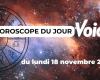 Horoscope for Monday, November 18, 2024