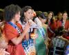 Miss Guyana leads the way on the tarmac