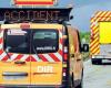 A new Diro truck hit on the expressway in Morbihan