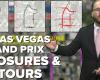 Closer look at this week’s road closures for the Formula 1 Las Vegas Grand Prix