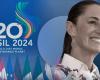 Claudia Sheinbaum at the G20 Leaders Summit in Brazil | LIVE