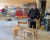 he leaves real estate to create and manufacture chairs and armchairs in a village in Aude