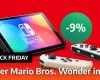 Black Friday offer: the Nintendo Switch OLED with the game Mario Wonder rated 18/20 drops its price, and it’s rare!