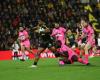 Jonathan Danty (La Rochelle) lined up in the third line against Castres