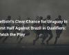 Pellistri’s Clear Chance for Uruguay in First Half Against Brazil in Qualifiers: Watch the Play