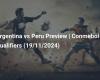 Argentina vs Peru Match Preview | Conmebol Qualifications (11/19/2024)