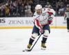 Washington Capitals forward Alex Ovechkin races toward NHL goals record