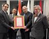 Presentation of historical documents to the Testa family, heirs of Turkish-Dutch diplomacy