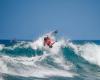 A triple surfing competition in Reunion Island on secure spots to avoid sharks