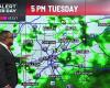 Scattered rain throughout the day