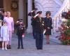 Prince Albert II decorates the public force in the presence of the entire Grimaldis gathered for the 2024 national holiday