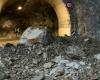 A landslide cuts the road between Sierre and Val d’Anniviers