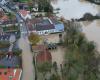 images of Hesdigneul-lès-Boulogne, flooded due to the overflow of the Liane