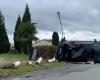 Two retirees roll over their car in Dordogne after being hit by a van