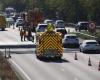 a vehicle on fire then an accident between 5 vehicles causes traffic jams towards Lille