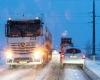 Snow and low temperatures: the country on yellow alert for slippery conditions