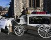 the singer's relatives and One Direction were gathered at his funeral in the south of England