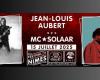 Jean-Louis Aubert and MC Solaar in concert in the Arena